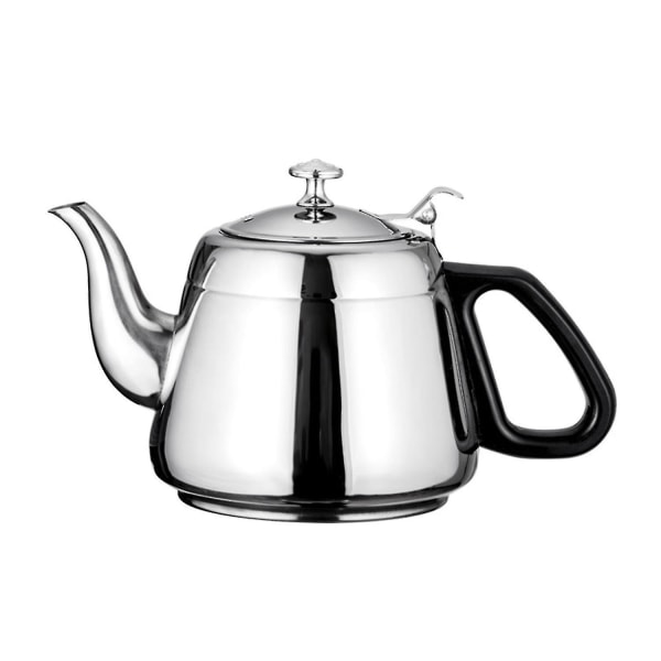 1,5 litran hopea teekannu ruostumaton teräs teehakusuodatin metallia