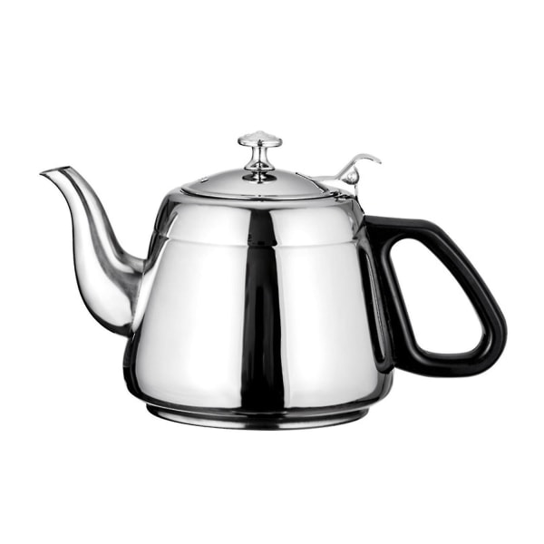 1,5l Sølv Tekanne Rustfritt Stål Teinfuser Filter Metall