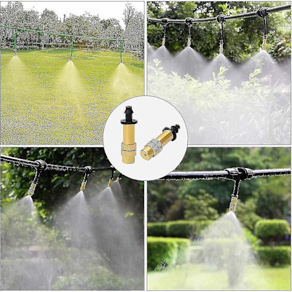 12 stk Justerbare Kobber Vandingsdysser Messing Sprinkler