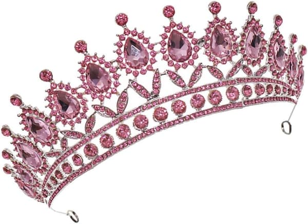 Elegant Rhinestone Brudekrone Hodeplagg Moderne Hårtilbehør til Bryllup, Fester og Feiringer gave til Kvinner
