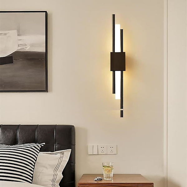 Moderne innendørs vegglampe LED Nordisk stue soverom metall