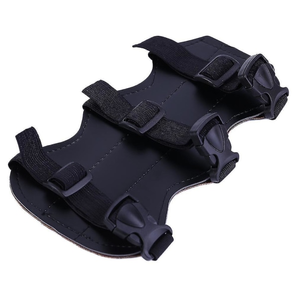 Skyttebåge Armbågsskydd 3-bands Camo PU Läder Underarmskydd