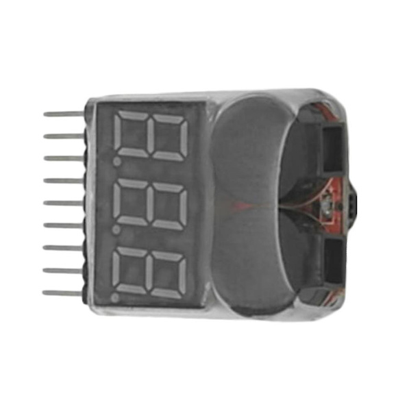 1-8s Lipo Li-ion Fe Batterispänningstestare Buzzerlarm