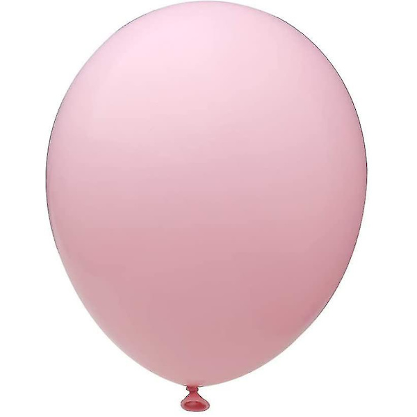 60 stk Rosa Ballongbue Hvit Sølv Latex Transparent