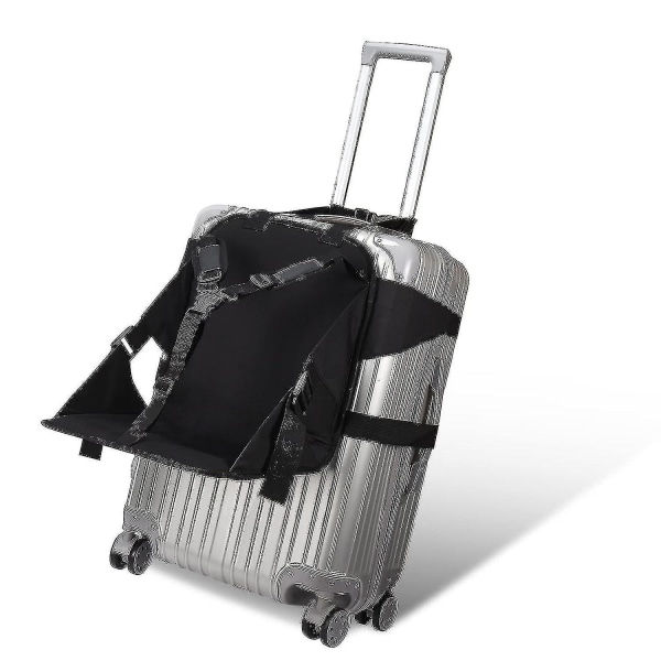 Reisesete, Koffert for barn, Håndbagasje med sete, Sammenleggbart reisebarnesete, Småbarnsbærer for håndbagasje