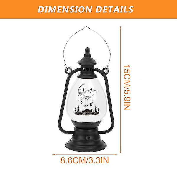 2 stk Eid Retro Lampe