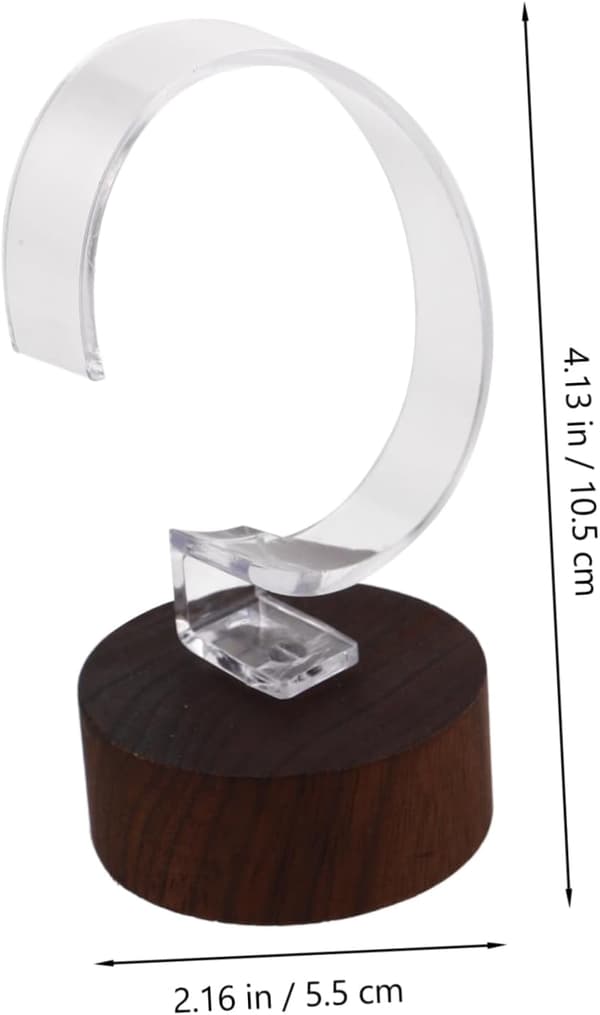 Ur Display Stand Akryl C-formet Organizer Displays til Armbåndsur Holder