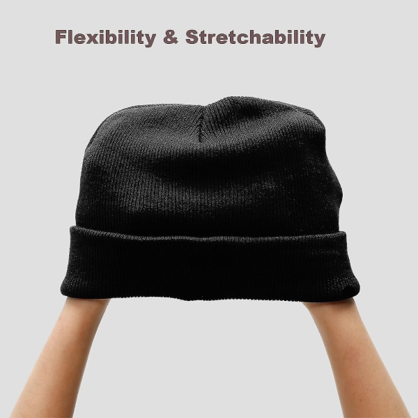 Unisex Lazy Beanie Vintervarm Stickad Mössa Koreansk Smiley Face Broderi Ull Stickad Mössa Hip