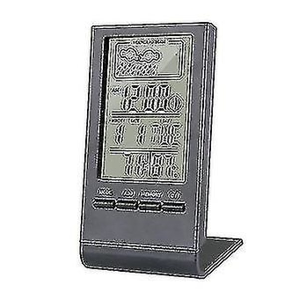 Led Digital Klokke Termometer Hygrometer Måler Indikator Alarmklokke