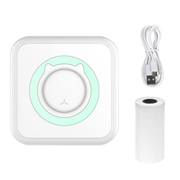 Etiketprinter USB Opladning Bærbar 1000mAh DC5V