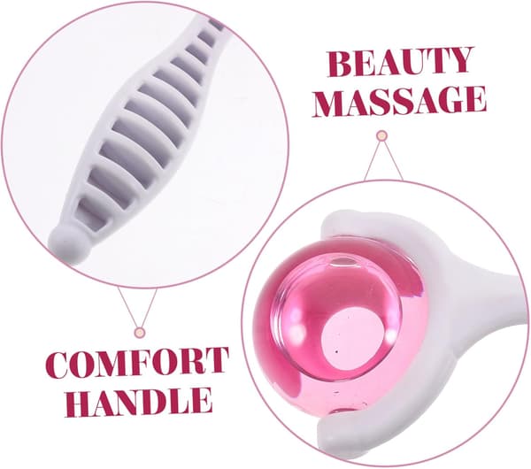 Isansigtsrulle Massager til lindring af hævede øjne Bærbart ansigtsmassageværktøj