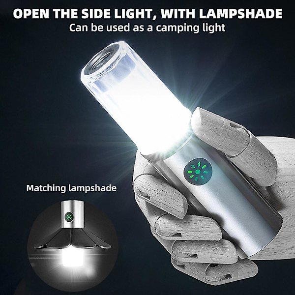 LED Lommelygte Udendørs Multifunktionel Campinglys