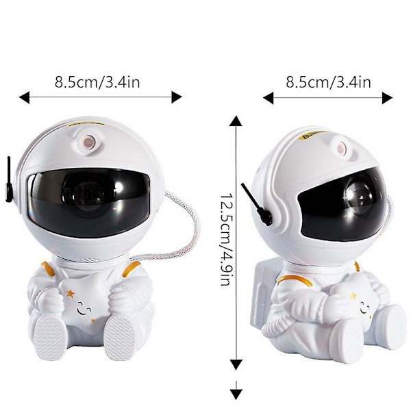 Galaxyprojektor Astronaut Stjärnhimmel Stjärnor Nattlampa Led