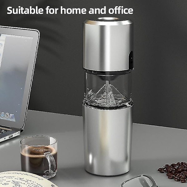 Elektrisk kaffebønne-kvern, bærbar utendørs kaffemaskin