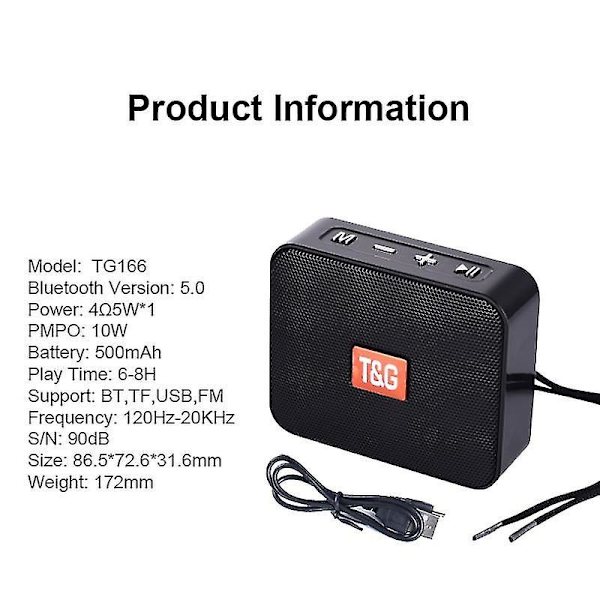 2023 Mini Kannettava Bluetooth-kaiutin Langaton Musiikki