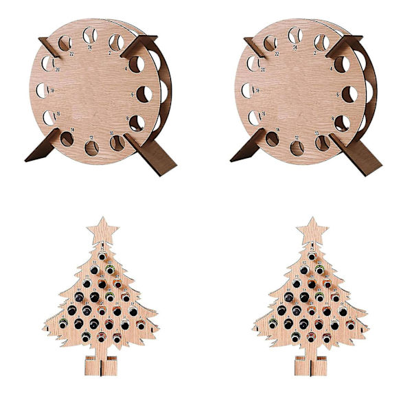 Juletrær Adventkalender Vinreol Tre Holdbar