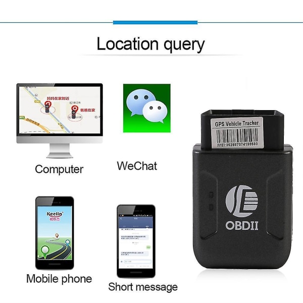 GPS-spårare Bilsökare Spårningsenhet Plug and Play