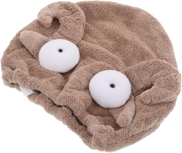 Justerbar hårtørringshætte til kvinder, blød fleece-hårturban til spa