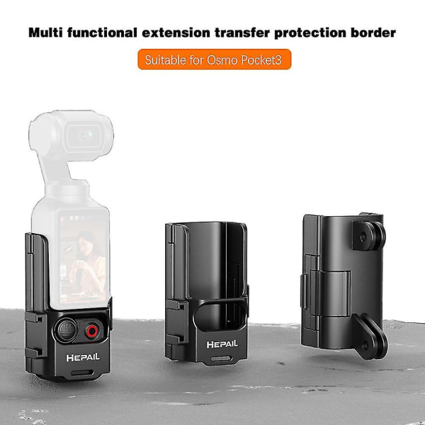För Osmo Pocket 3 Camera Extension Adapters Montering Adapter Ramtillbehör