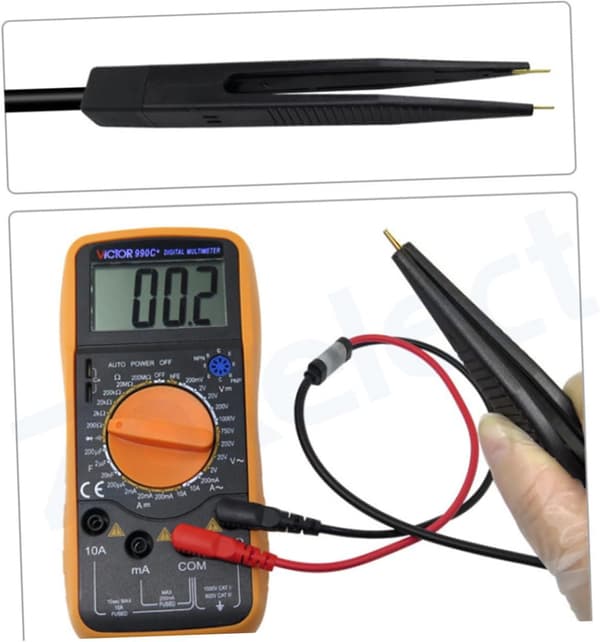 Multimeter Testledningssæt Elektrisk Krokodilleklemme Testprobe Stik til El-sæt til Multimeter Tilbehør