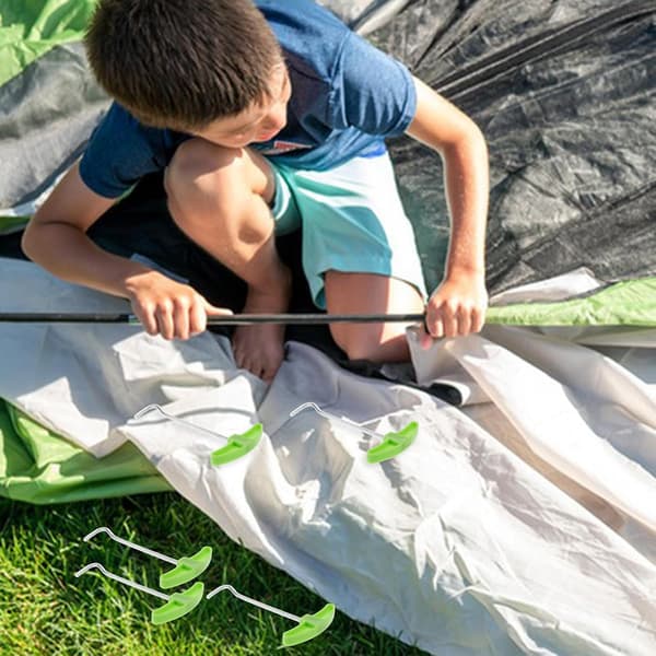 5 stk. teltpluggtrekker-sett med plasthåndtak