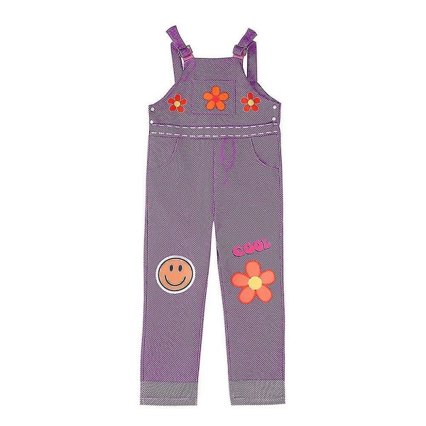 Turning Red Abby Performance Kostyme Jenter Fancy Up Antrekk Erme Topp Bib Dungaree Overall 10-12 Years