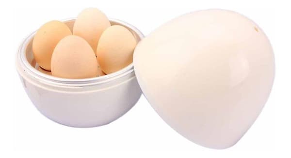 Eggdamper til mikrobølgeovn, 4 egg, 1 stk