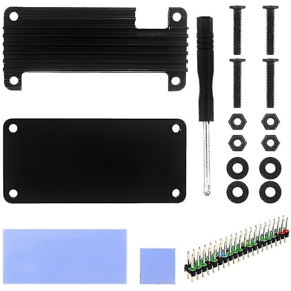 Aluminiumhus for Raspberry Pi 2 W med passiv kjøling Allory for Raspberry Pi Zero