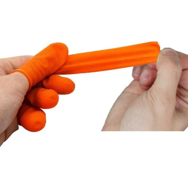 Engangs latex-fingerhandsker, der dækker forsyninger Anti-slip fingerbetræk