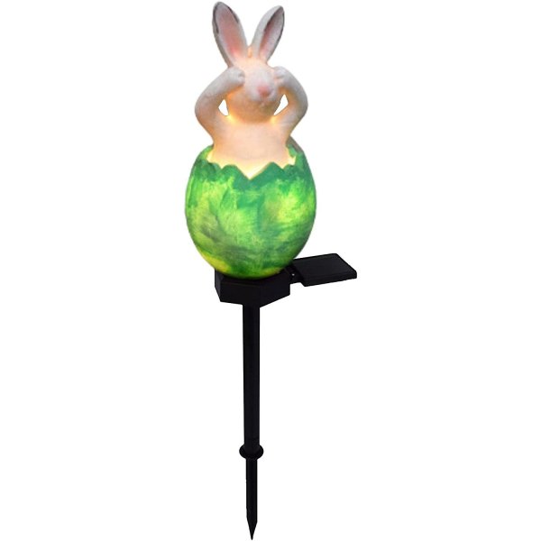 Solar Lights Outdoor Garden Dekorativa Solar Led kanin och ägg lampor | Vattentäta markljus