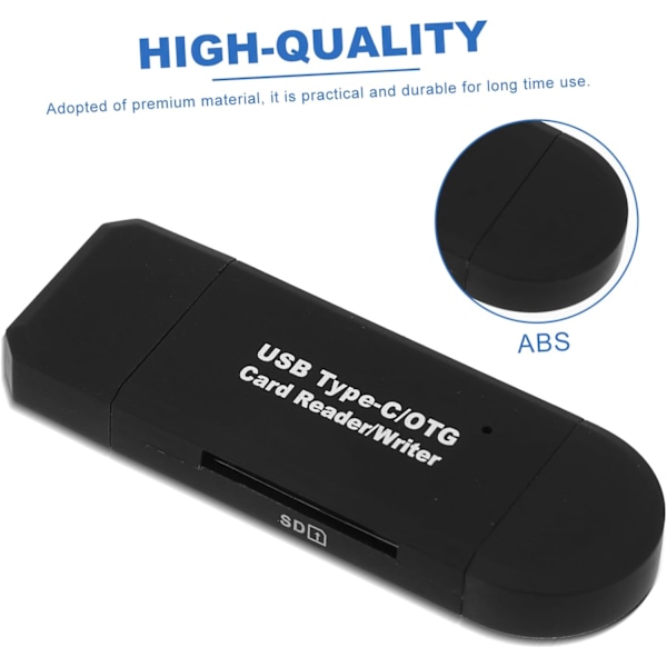 Micro Usb-läsare Usb c Minnesläsare Usb-c-läsare Laptop-omvandlare Multifunktionell läsare