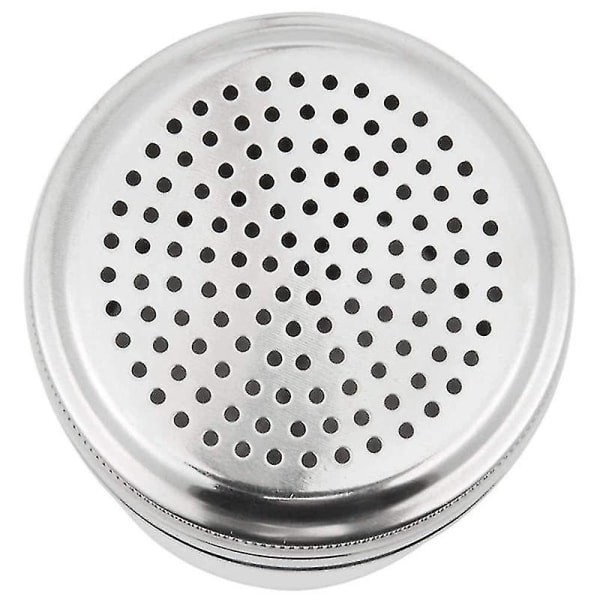 (Sæt af 2) Dredge Shakers 10 Oz, Rustfrit Stål Krydderi Shakers Bage