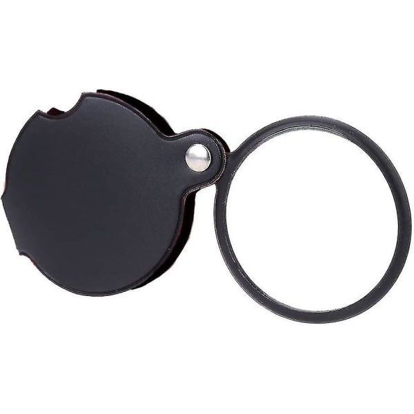 65mm Förstoringsglas för läsning, hopfällbar ficklupp 10x