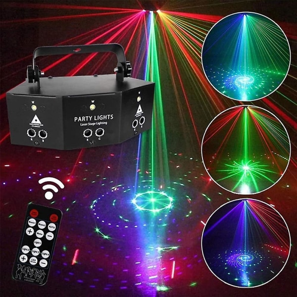 Festlys DJ Disco Scene Lys Strobe Flash Effekter