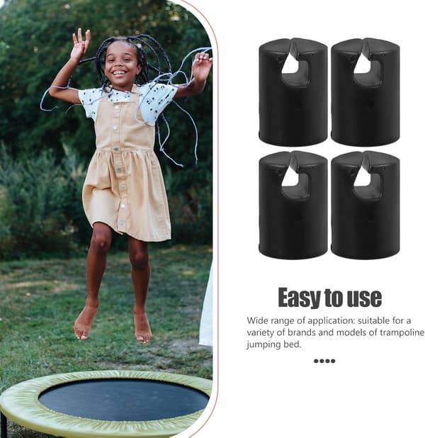 6 st robusta plastskydd för trampolinstänger, ersättningstillbehör för trampolinstänger