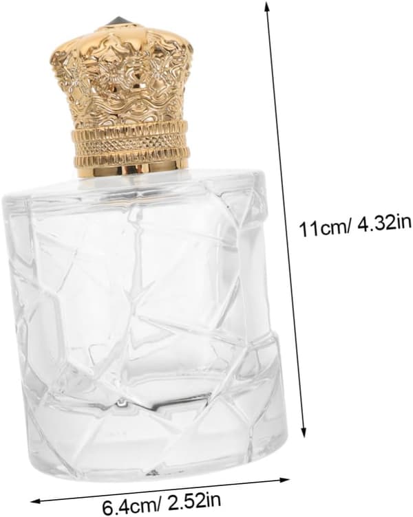 3st Reseparfym Atomizer Flaskor Glas Påfyllningsbara Minisprayflaskor