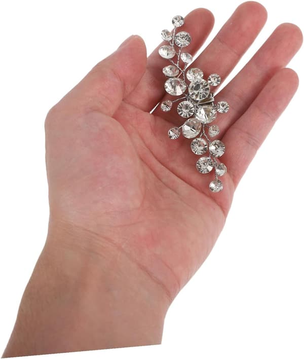 Avtakbare Rhinestone Skoklips Glitrende Brudeskospenne Tilbehør