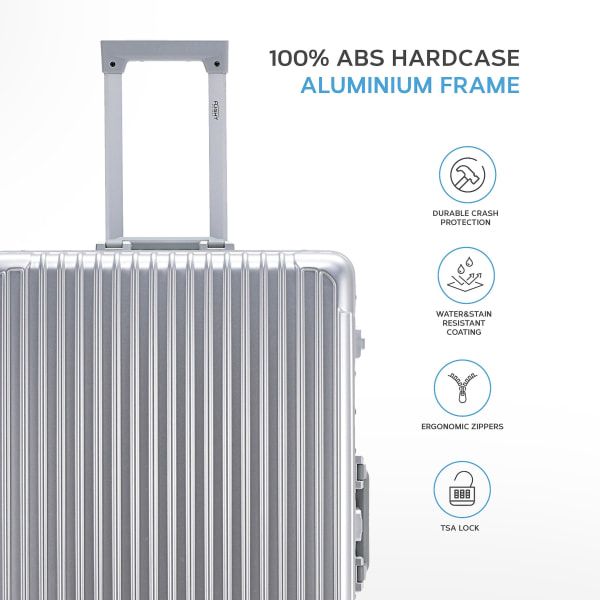 Mycket hållbara resväskor Incheckning av bagage kabinbagage Charcoal Large 30''