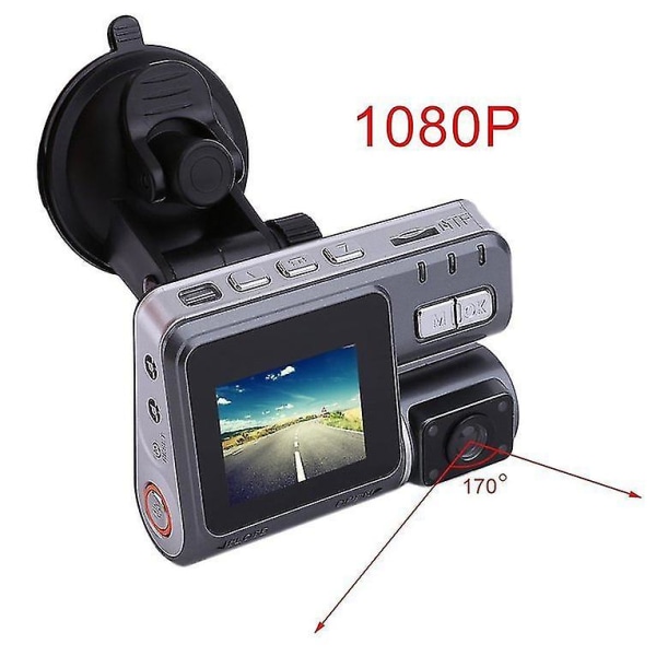 HD 1280x720p auto DVR-kamera Ajopiirturi Night Vision Loop