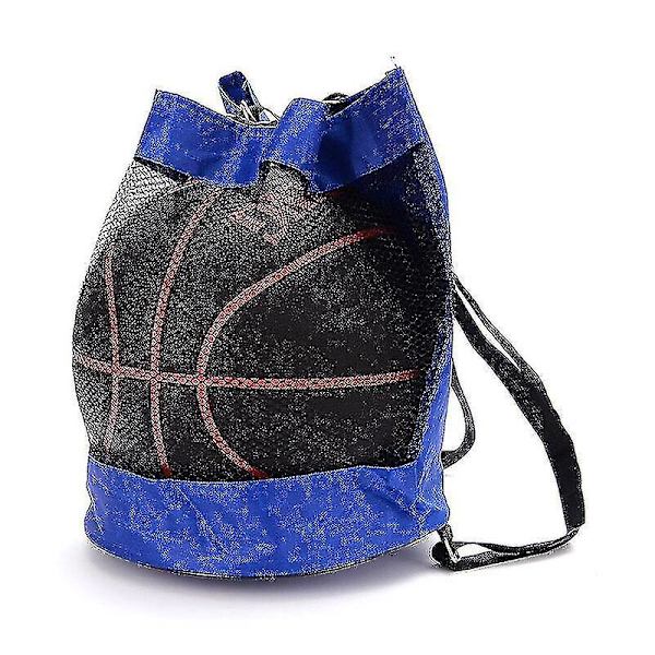 Basketbollryggsäck Oxfordduk Axelväska 1st svart