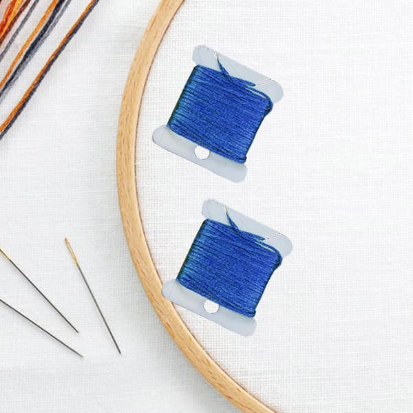 Manuelle plastbroderitrådsspoler Viklebrett 120 stk. Trådoppbevaring