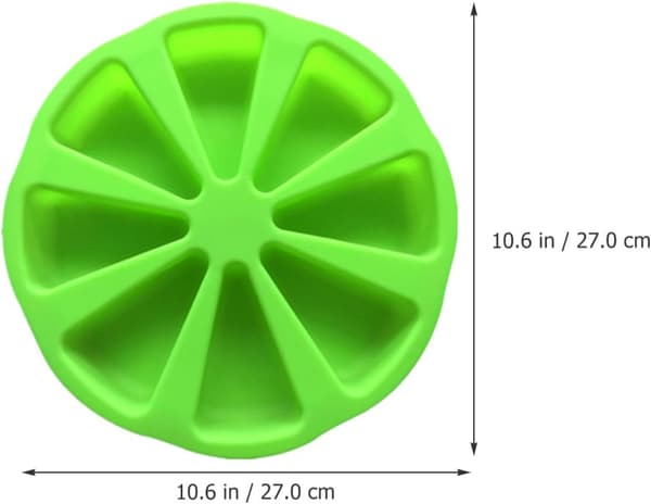 2 stk. silikonekageform sæt appelsinform non-stick multifunktionel bageform