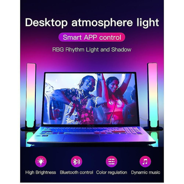 Tuya Wifi Computer Desktop Atmosphere Lamp Rgb Sensor