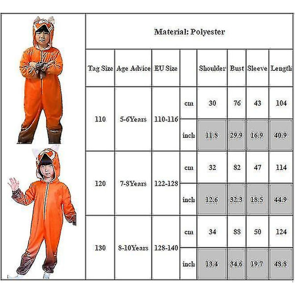 5-10 Års Dreng Turning Red Jumpsuit Playsuit 8-10 Years