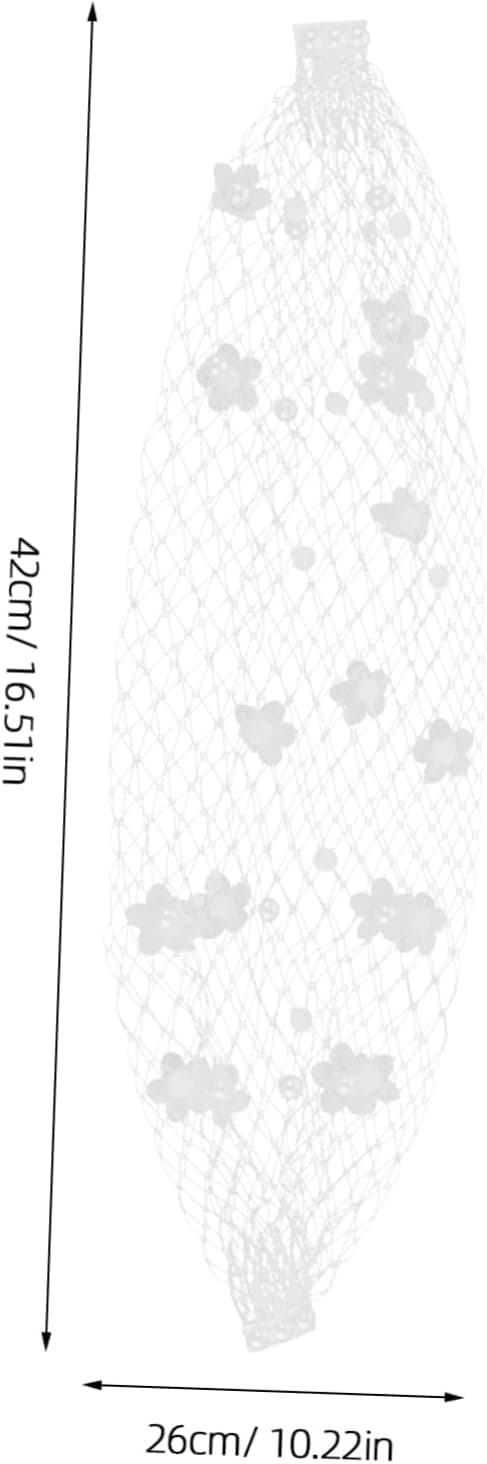Mesh Hodeplagg Blomsterdesign for Brudeslør og Bryllupsanledninger Lett og Elegant