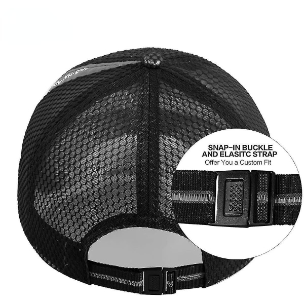 Unisex Åndbar Mesh Baseball Cap Hurtigtørrende Løbehat