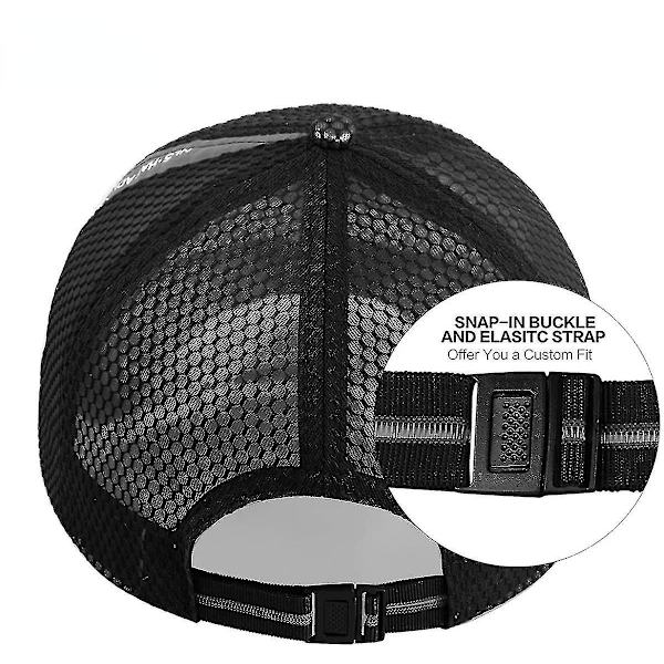 Unisex Andningsbar Mesh Basebollkeps Snabbtorkande Löpningshatt