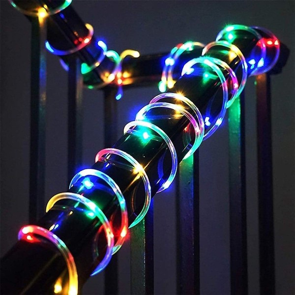 Led Rope Lights Outdoor String Battery Powered Remote 8 Modes