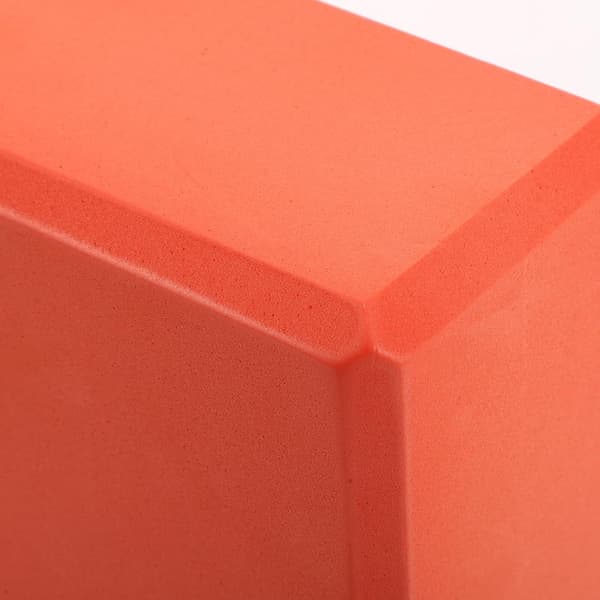 2 st EVA Högdensitets Orange Yogablock 120g Lättviktsskumblock