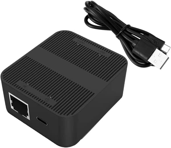 100mbps Ethernet Splitter 1 til 2 Netværks Splitter Hurtig Dataoverførsel